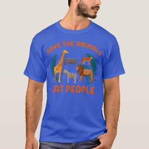 Tiere Menschen Pflanzen Vegan Sprüche vintage T-Shirt