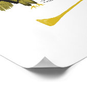 Tiere mit Beruf Alphabet Poster (Ecke)