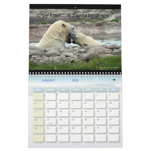 Tiere mit Haltung Kalender (Jan 2026)