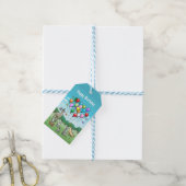 Tiere mit Luftballons Geschenkanhänger (Mit Garn)