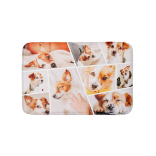 Tiere Moderne, einfache 9-Foto-Sammlung Badematte
