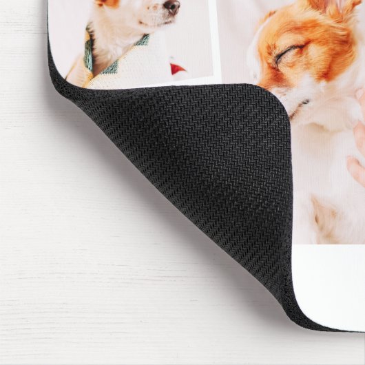 Tiere Moderne, einfache 9-Fotos-Sammlung Mousepad (Ecke)
