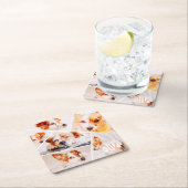 Tiere Modernes, benutzerdefiniertes 6-Bilder-Colla Rechteckiger Pappuntersetzer (Vor Ort)