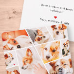 Tiere Modernes, benutzerdefiniertes 9-Bilder-Colla Mitteilungskarte<br><div class="desc">Fügen Sie neun (9) benutzerdefinierte Fotos Ihres Haustieres und des Haustiernamens hinzu. Fügen Sie Ihre Fotos hinzu,  entdecken Sie bei Bedarf die Gruppe von Foto und Rahmen,  passen Sie das Bild an den Rahmen an,  und klicken Sie dann auf Maske.</div>