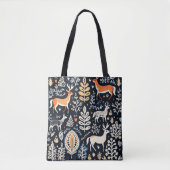 Tiere Muster Tasche (Vorderseite)