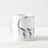Tiere - Nashorn Kaffeetasse (Vorderseite Links)