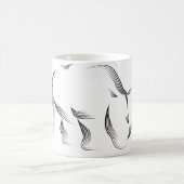 Tiere - Nashorn Kaffeetasse (Mittel)