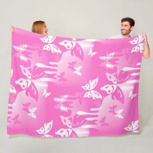 Tiere Natur - Splash Tattoo Butterflies 1 Fleecedecke