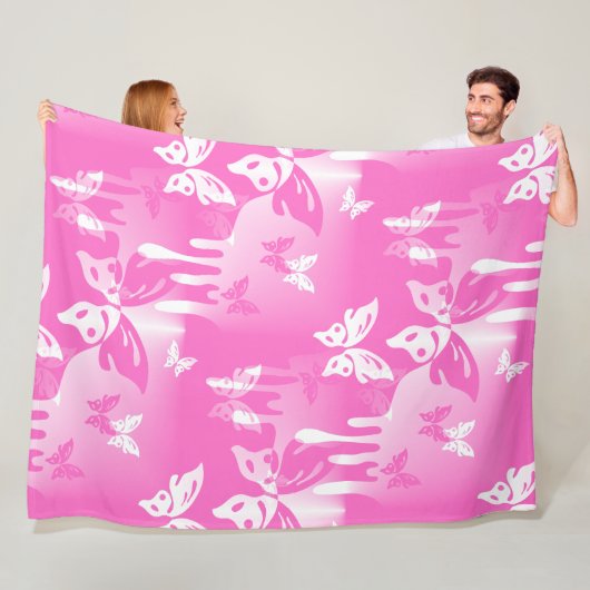 Tiere Natur - Splash Tattoo Butterflies 1 Fleecedecke (Beispiel)