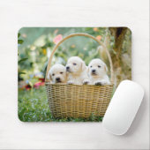 Tiere, Natur, Welpen Mousepad (Mit Mouse)