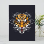 Tiere Niedlich Tiger | In der Badewanne Mauer (Stehend Vorderseite)