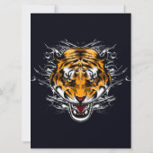 Tiere Niedlich Tiger | In der Badewanne Mauer (Rückseite)