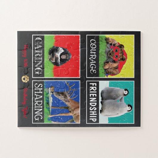 Tiere Pals Jigsaw Puzzle (Horizontal)