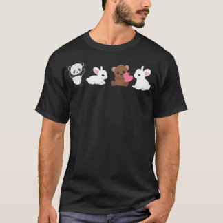 Tiere Panda Kaninchen Bär Tierschützer g T-Shirt