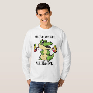 Tiere Party Alligator T-Shirt