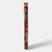 TIERE, PFERDE, HOLZ, Rot, Grün Case-Mate iPhone Hülle (Rückseite / Links)