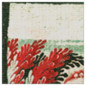 TIERE, PFERDE, HOLZ, Rot, Grün Stoff (Nahaufnahme)