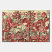 TIERE, PFERDE, HOLZBLUTTEN GESCHENKPAPIER SET (Vorderseite 2)