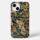 TIERE, PFERDE, HOLZGEBÄUDE, blaugrüne Blüten Case-Mate iPhone Hülle (Rückseite)