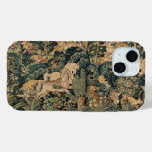 TIERE, PFERDE, HOLZGEBÄUDE, blaugrüne Blüten Case-Mate iPhone Hülle (Rückseite (Horizontal))