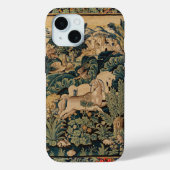 TIERE, PFERDE, HOLZGEBÄUDE, blaugrüne Blüten Case-Mate iPhone Hülle (Rückseite)
