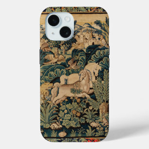 TIERE, PFERDE, HOLZGEBÄUDE, blaugrüne Blüten Case-Mate iPhone Hülle
