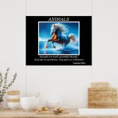 TIERE: Reise der Freiheit in den Ozean Poster (Küche)