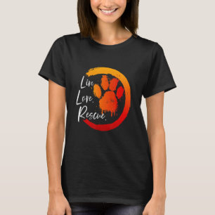 Tiere retten Katzen Hunde Tierrettung Leben Lieben T-Shirt