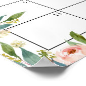 Tiere & rosa Rose Ratschläge Fälligkeitstermin Poster (Ecke)