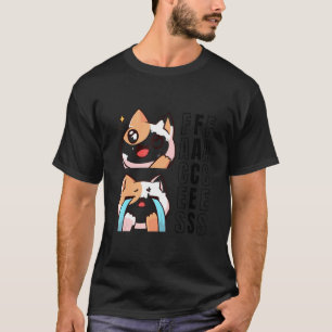 Tiere sagen Tierrettung Katzen Gesichter T-Shirt