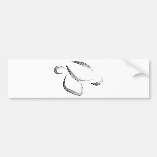 Tiere - Schildkröte Autoaufkleber (Vorne)