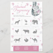 Tiere Schwangerschaft Mädchen Kinderduschspielgerä (Vorderseite)