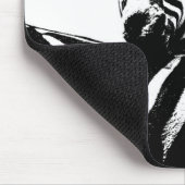 Tiere Schwarz-weißer Pop Art Zebras Trendy Templat Mousepad (Ecke)