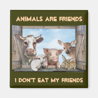 Tiere sind Freunde Magnet