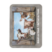 Tiere sind Freunde. Magnet (Vertikal)