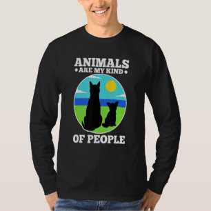 Tiere sind meine Art von Menschen 1 T-Shirt
