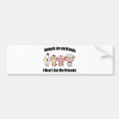 Tiere sind meine Freunde Autoaufkleber (Vorne)