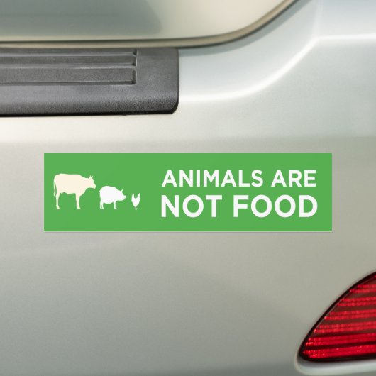 Tiere sind nicht vegan autoaufkleber (Auf Auto)