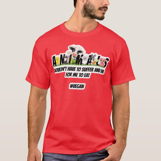 Tiere sollten nicht leiden müssen vintage T-Shirt (Vorderseite)