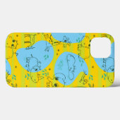 Tiere spielen Baby Muster Hintergrund Case-Mate iPhone Hülle (Rückseite (Horizontal))