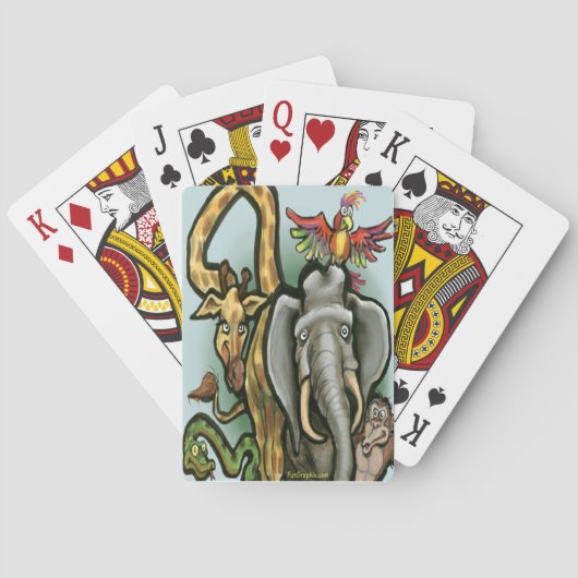 Tiere Spielkarten (Rückseite)