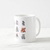 Tiere stapeln Freude � Süße Tier Art Kaffeetasse (VorderseiteRechts)