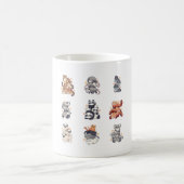 Tiere stapeln Freude � Süße Tier Art Kaffeetasse (Mittel)