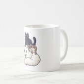 Tiere stapeln Magie Kaffeetasse (VorderseiteRechts)