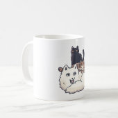 Tiere stapeln Magie Kaffeetasse (Vorderseite Links)