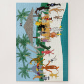 Tiere Strandparty Puzzle (Vertikal)