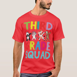 Tiere Studenten Dabbing Backo Schulvogel Junge T-Shirt