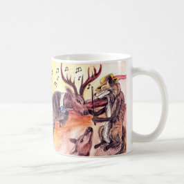 Tiere tanzen kaffeetasse