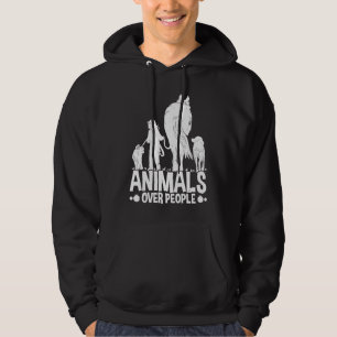 Tiere über den Rettungsschirm von Tieraktivisten Hoodie