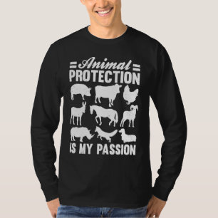 Tiere über den Rettungsschirm von Tieraktivisten T-Shirt